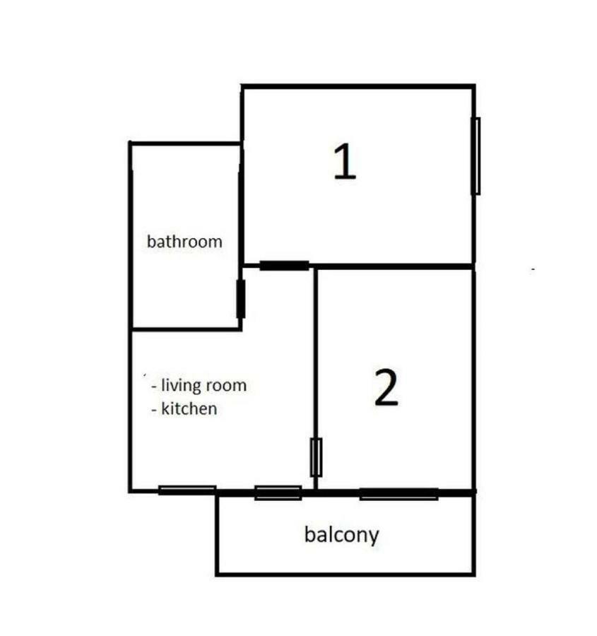 Apartment Rosa 1 โรวีน ภายนอก รูปภาพ